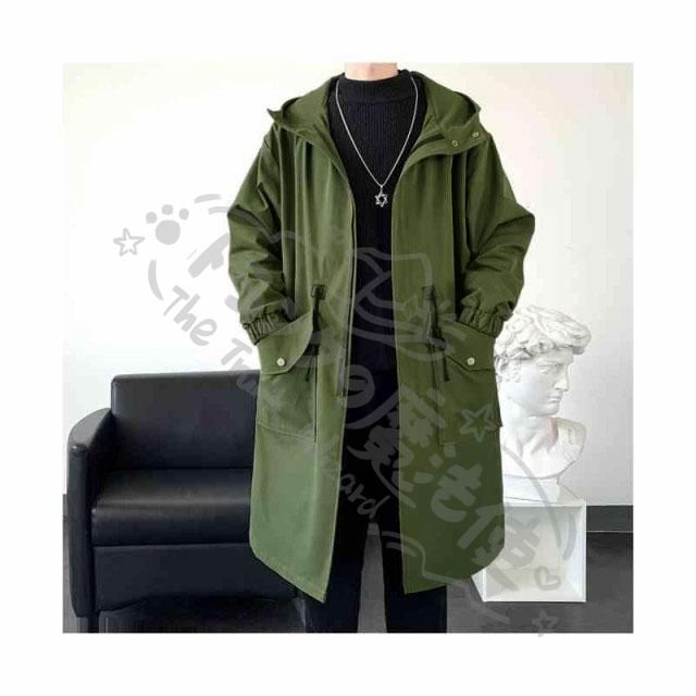 人気商品モッズコート メンズ フード付き ロングコート ミリタリー