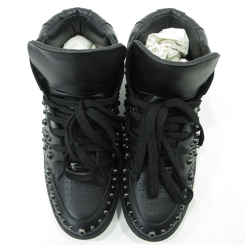 JIMMY CHOO ジミーチュウ スニーカー RUBEN ルーベン スタッズ ブラック サイズ 40 約24.5 cm 135