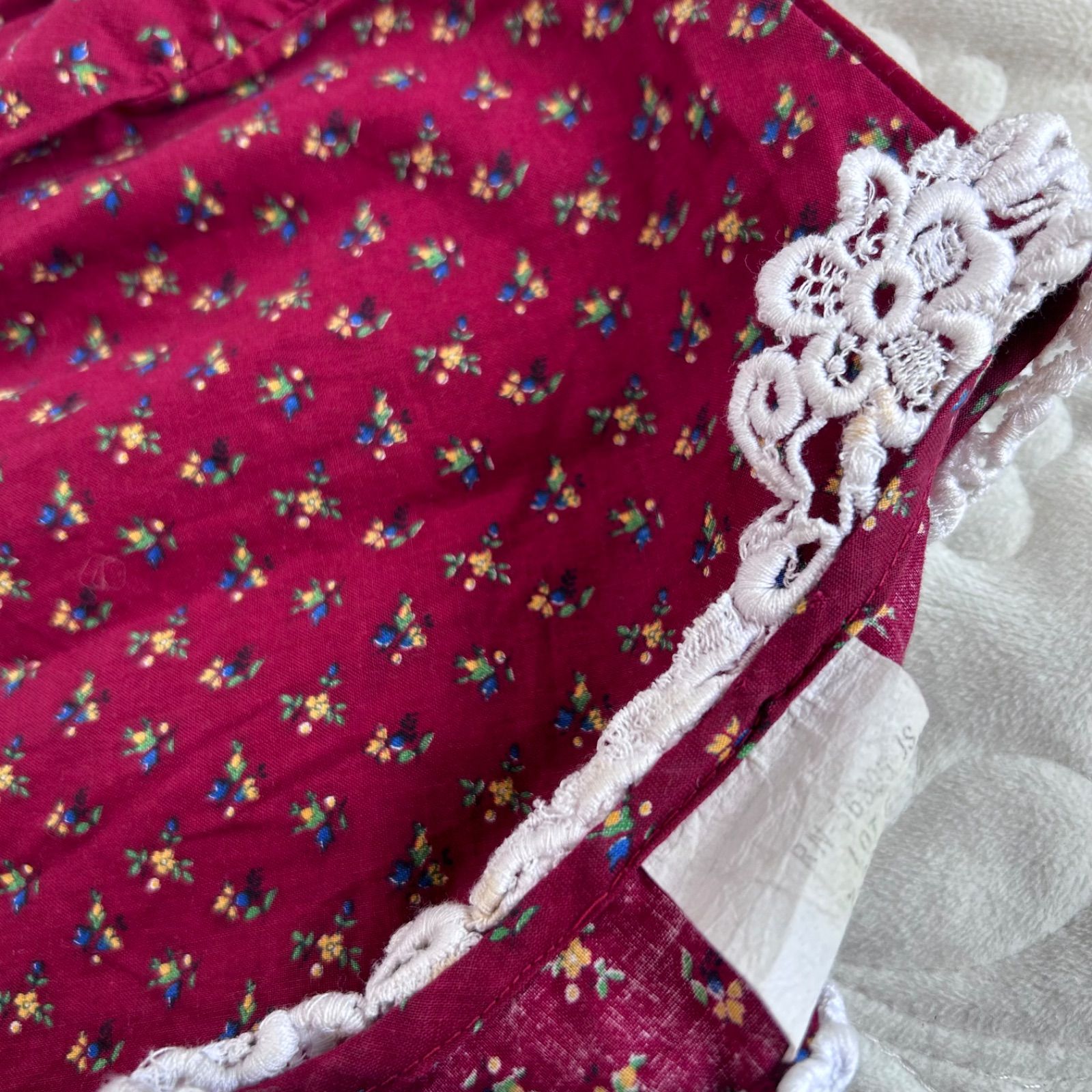 GunneSax ガニーサックス ベロアワンピース　レース　別珍　小さいサイズ GunneSax ガニーサックス ベロアワンピース レース 別珍 小さいサイズ