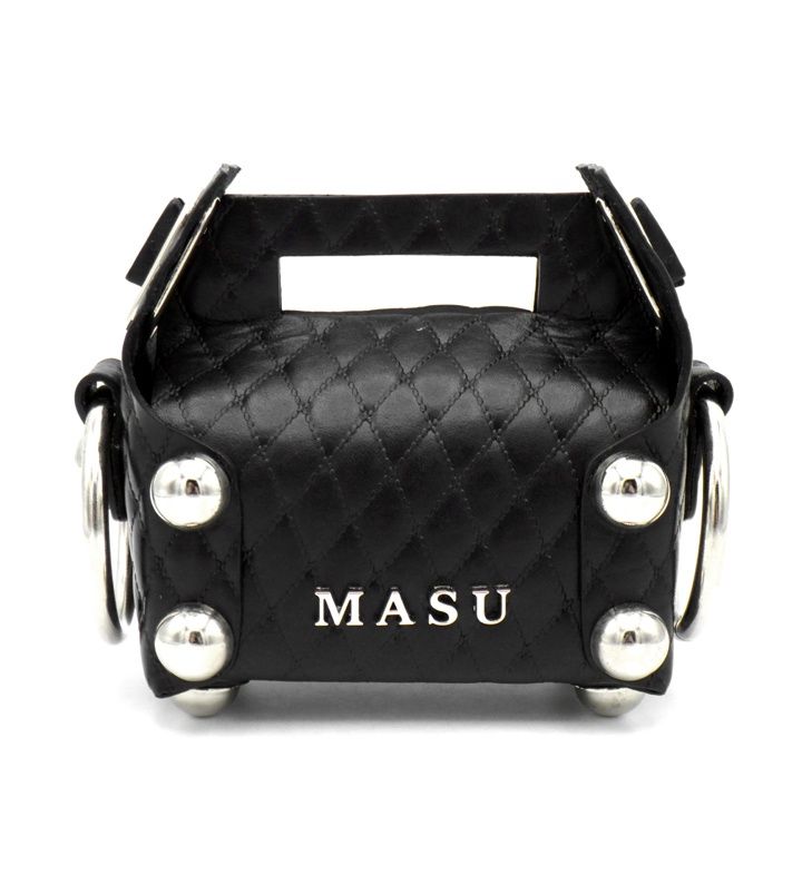 エムエーエスユー MASU 25AW LEATHER CAKE BAG PETIT M25F9OJ007 レザー ケーキ ペティット ハンド バッグ 45276
