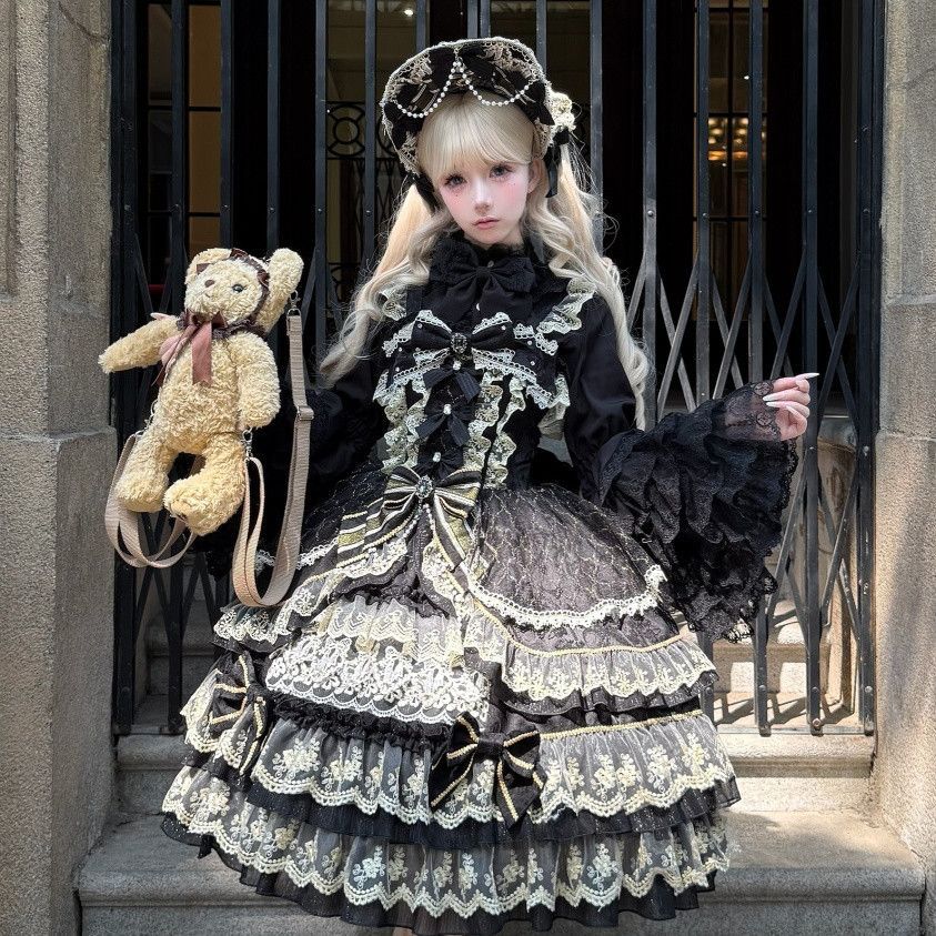 オリジナルデザイン ロリータワンピース ドール感JSK