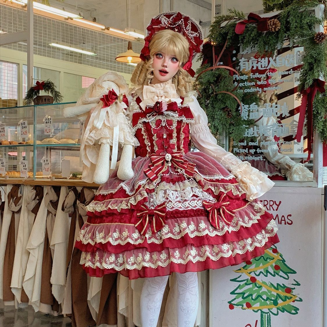 オリジナルデザイン ロリータワンピース ドール感JSK