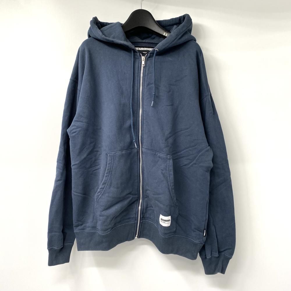 中古】NEIGHBERHOOD Classic Sweat Zip Hoodie サイズM ネイビー 
