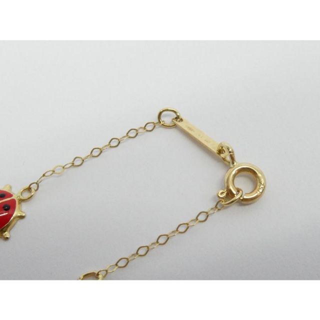 UNOAERRE ウノアエレ てんとう虫ブレスレット 750 K18 約0.9g 全長約