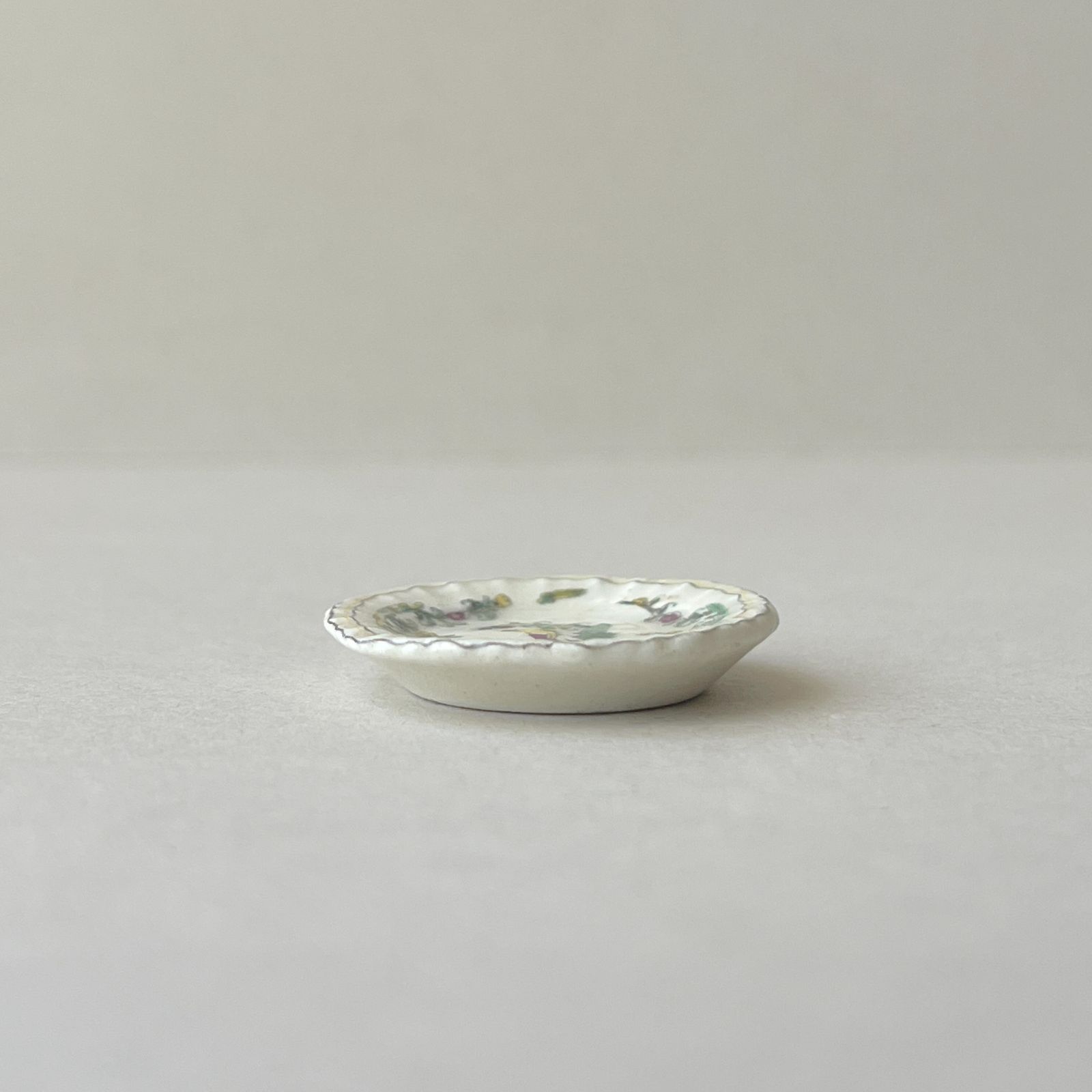 フェーヴ クラシック皿③ 1996年 フランス フェーブ ミニチュア陶器