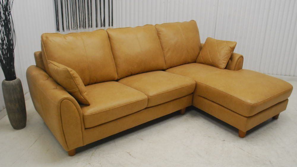 L型カウチソファー