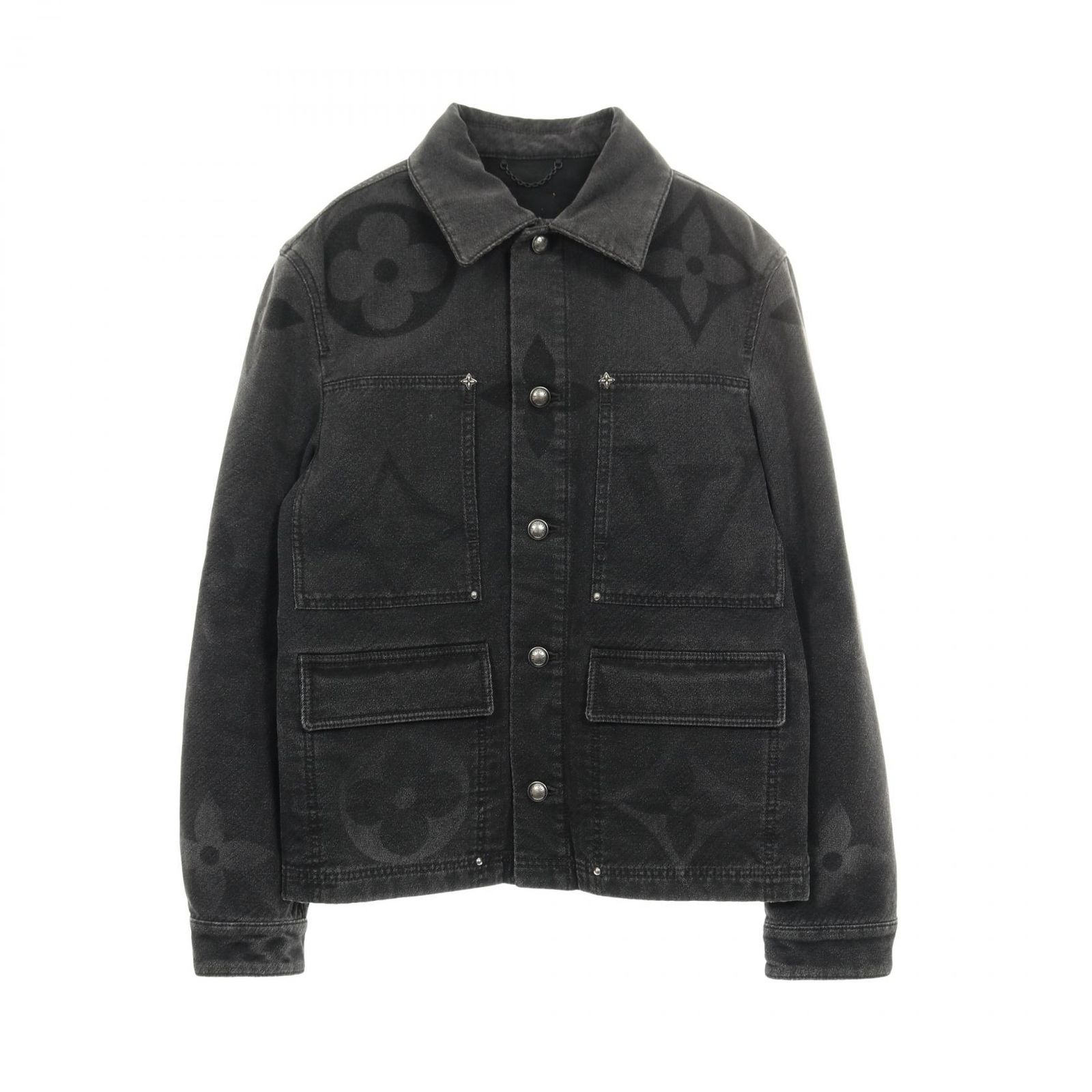 LOUIS VUITTON モノグラムデニムジャケット ルイ・ヴィトン LOUIS VUITTON デニムジャケット ジャイアント