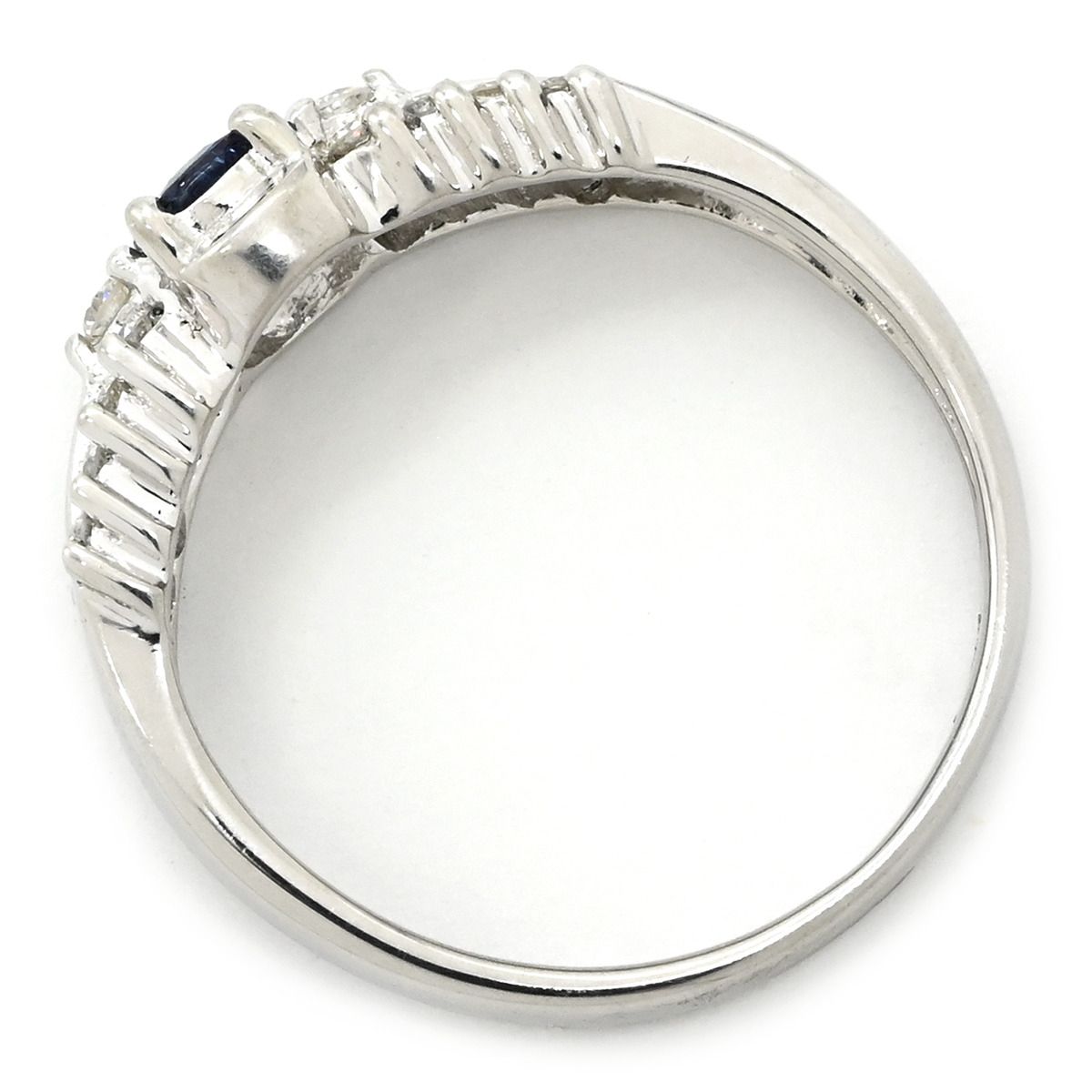 リング 指輪 アレキサンドライト ダイヤリング Pt 900 ダイヤモンド プラチナシルバー 11号