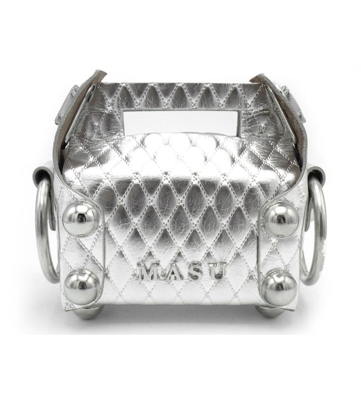 エムエーエスユー MASU 25AW LEATHER CAKE BAG PETIT M25F9OJ007 レザー ケーキ ペティット ハンド バッグ 45281