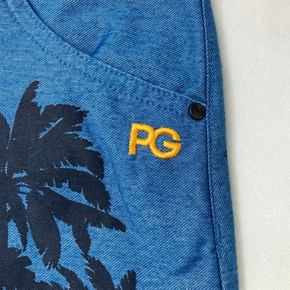  サイズ 0 PEARLY GATES パーリーゲイツ デニム風スカート ネイビー系 ゴルフウェア レディース ストスト スカート レディースウェア