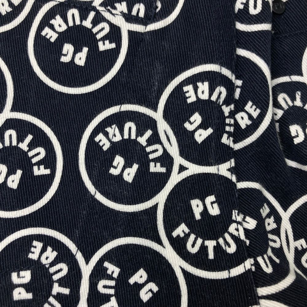 総柄 ネイビー系