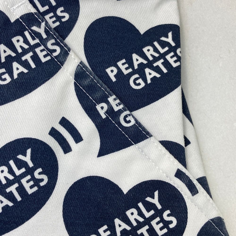 ハート柄 ホワイト系