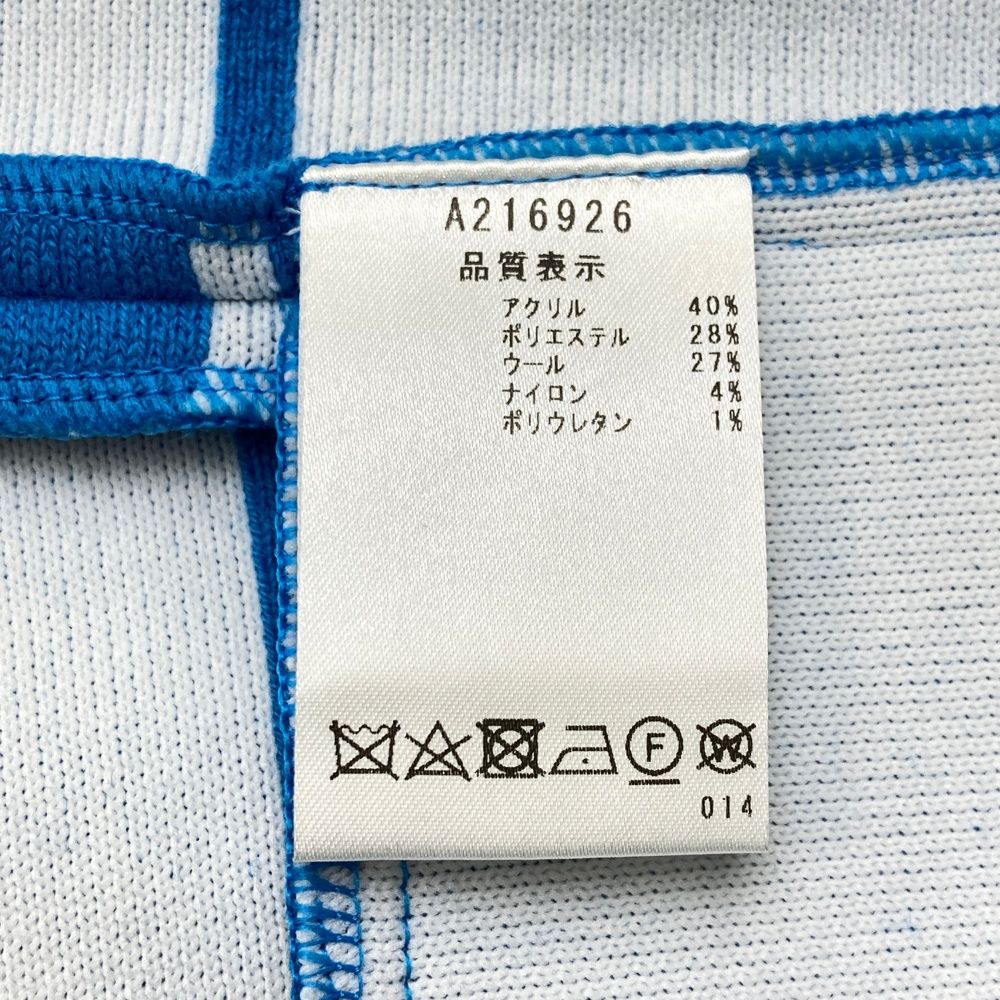  サイズ 36 アルチビオ A 216926 ウール混 ニットスカート ブルー系 ゴルフウェア レディース ストスト スカート レディースウェア