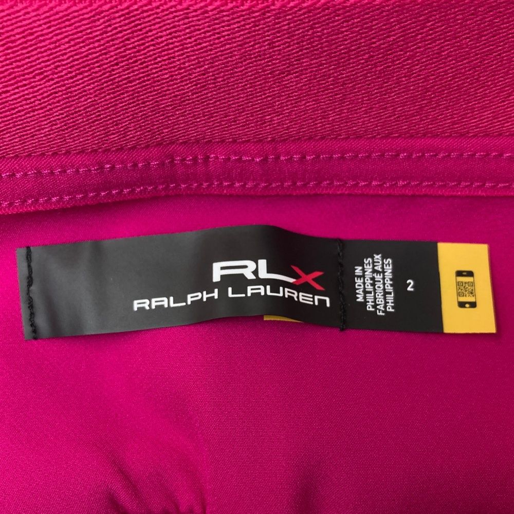 サイズ：2 RLX ラルフローレン ナイロン ストレッチパンツ ピンク系