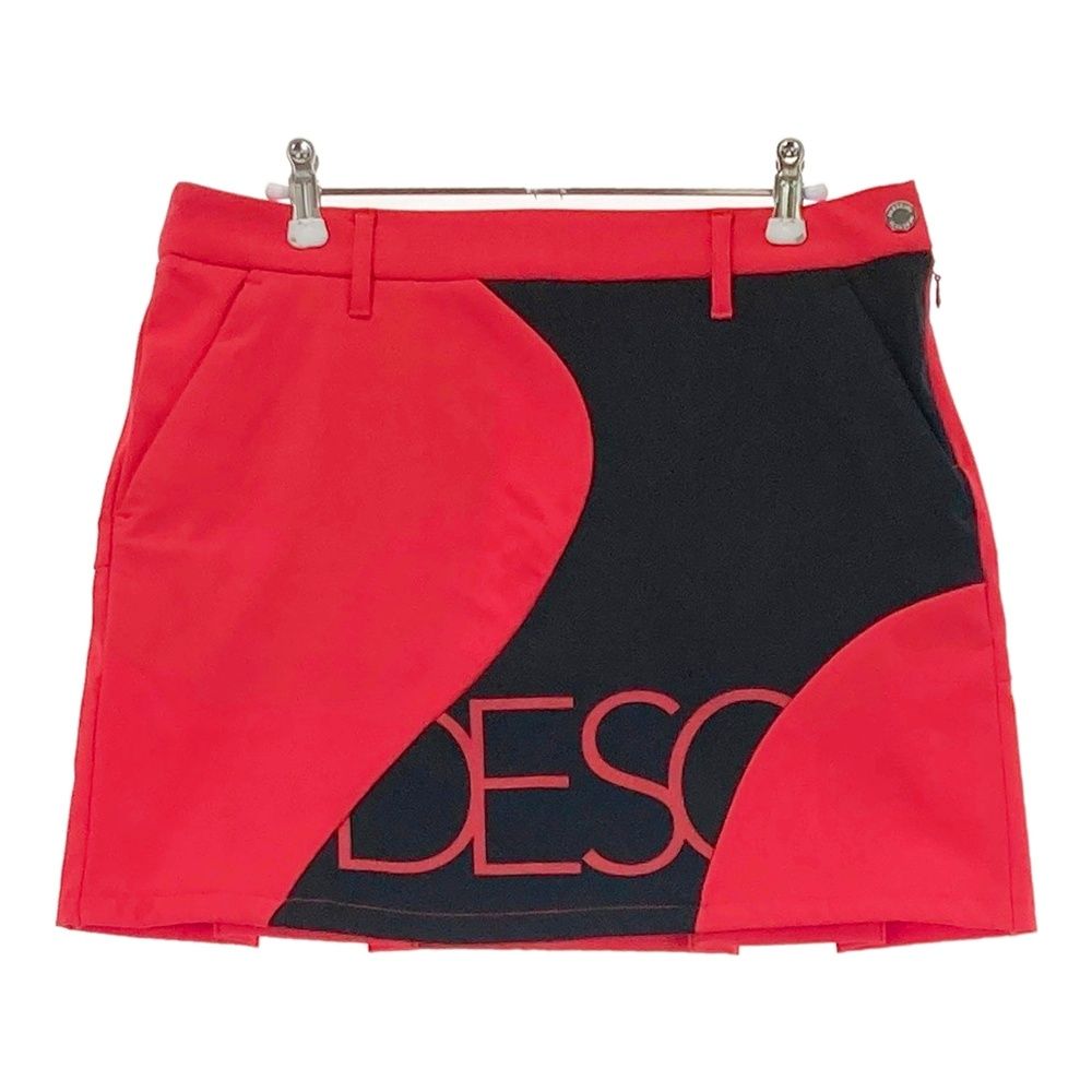 サイズ 70 O GOLF デサントゴルフ ストレッチスカート レッド系 ゴルフウェア レディース ストスト