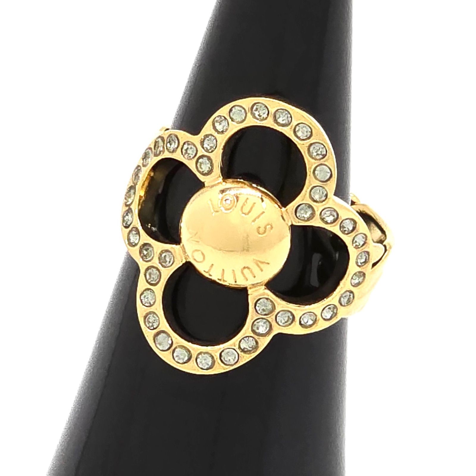 LOUIS VUITTON / バーグフラワーパワー/LE0150/リング/メッキ/5号/ラインストーン/GLD/レディース/M66088 LOUIS VUITTON ルイヴィトン M66089 バーグ フラワーパワー リング S