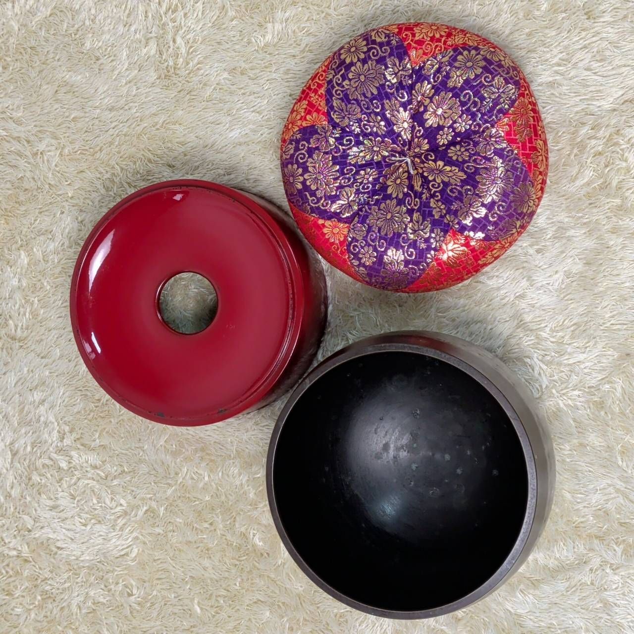 仏具セット おりん 中 7寸 7号 りん布団 台 傷汚れあり WWW_OPDRERGINERDOGAN_COM