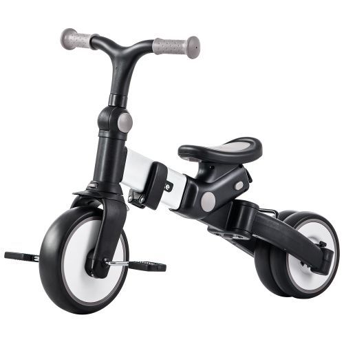 ＋ 子供用三輪車 折りたたみ 手押し かじとり 7in1 7WAY 1歳 2歳 3歳