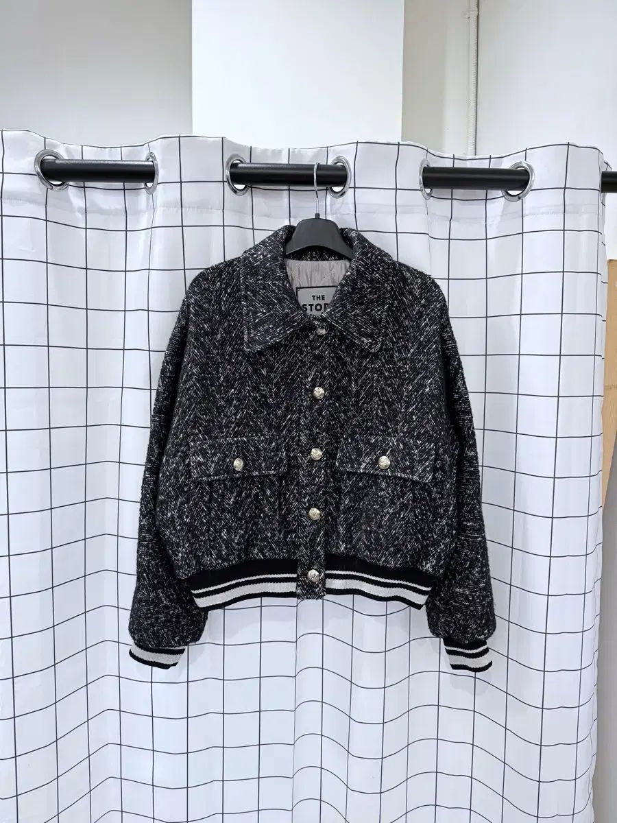 ハンサム フォームザストア ツイード ブルゾン ジャケット