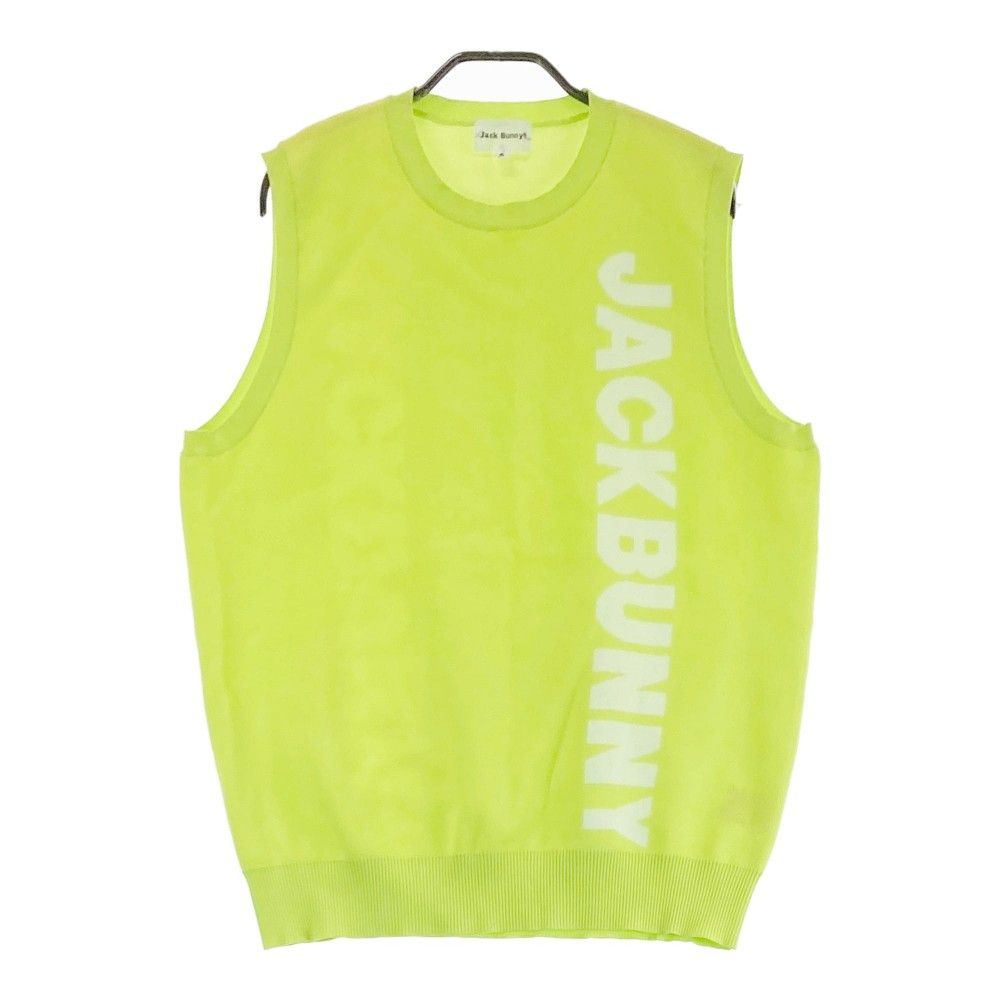 サイズ 6 JACK BUNNY ジャックバニー ニットベスト グリーン系 240101374089 ゴルフウェア メンズ ストスト