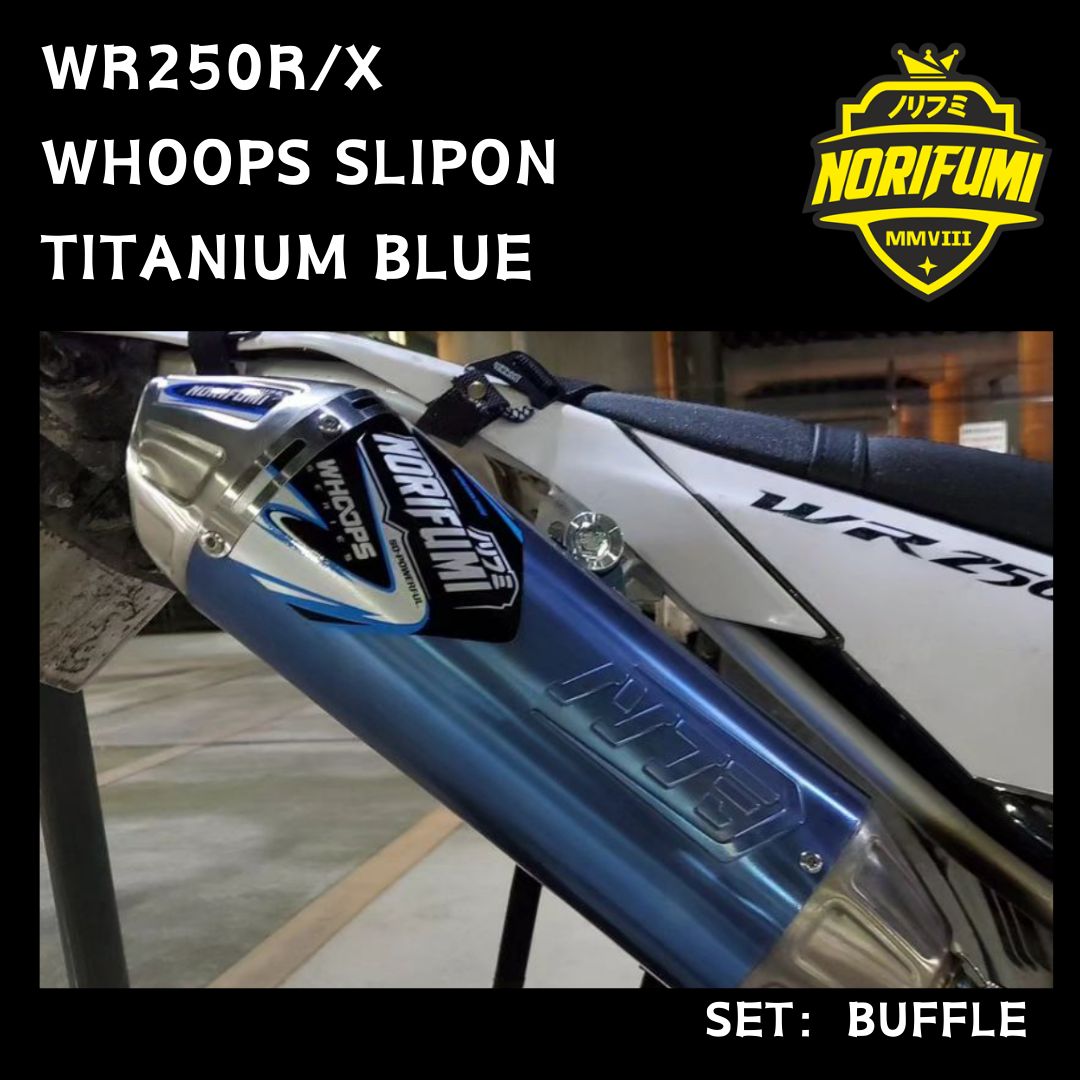 WHOOPS 【WR250R/250X】 ☆ブルーチタン - メルカリ