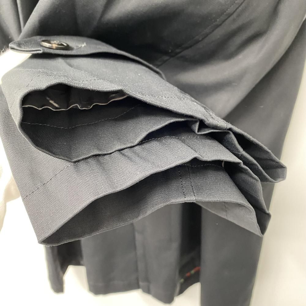 中古】soe READY TO WEAR ステンカラー ジャケット ブラック サイズ0