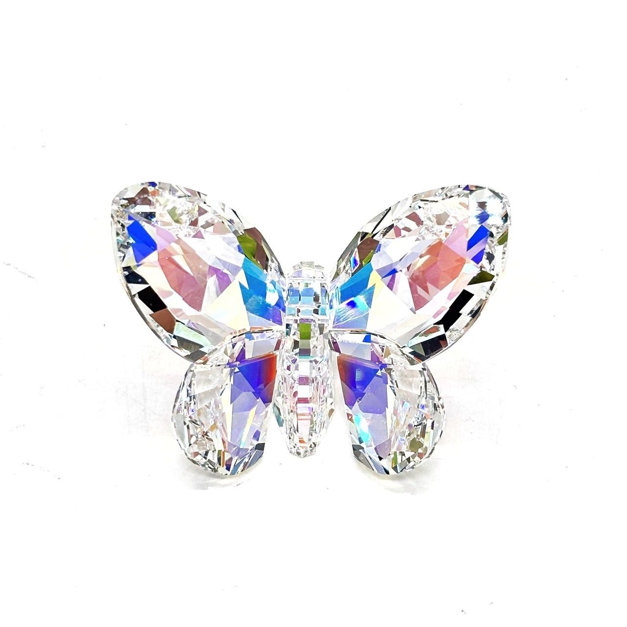 SWAROVSKI スワロフスキー バタフライモチーフ クリスタルストーン 置物 オブジェ ユニセックス 男女兼用 メンズ レディース