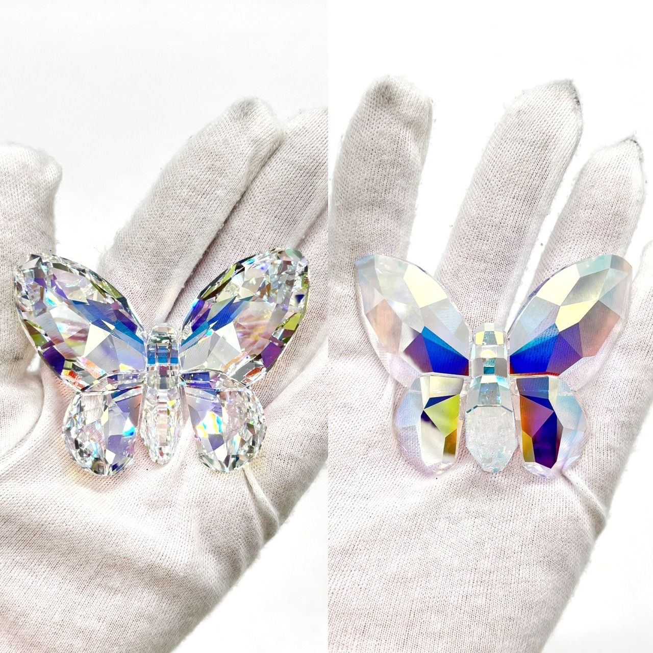  SWAROVSKI スワロフスキー バタフライモチーフ クリスタルストーン 置物 オブジェ ユニセックス 男女兼用 メンズ レディース 小物 アクセサリー おもちゃ