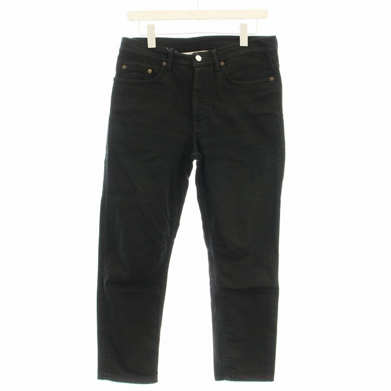 アクネ ストゥディオズ Acne Studios デニムパンツ ボタンフライ 30 黒