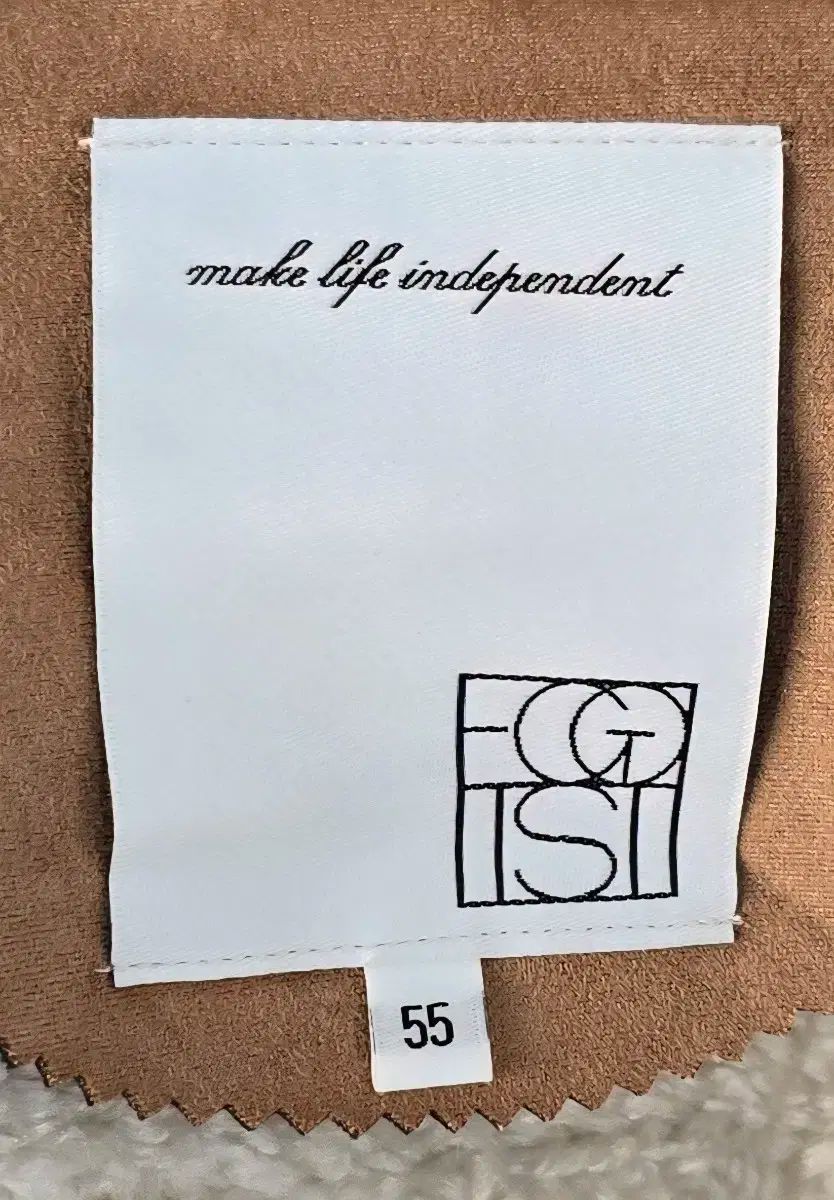  EGOIST フレンチスリーブ ショート丈 ムートン ベスト 55 キャメル ベスト ジレ ベスト ジレ ビスチェ