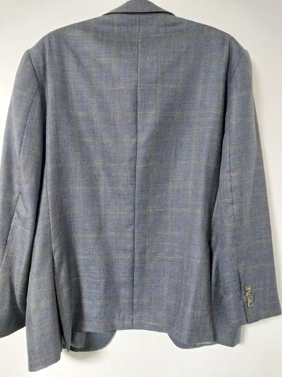 キーンロックCHECK柄 メンズ ジャケット ブルー 105