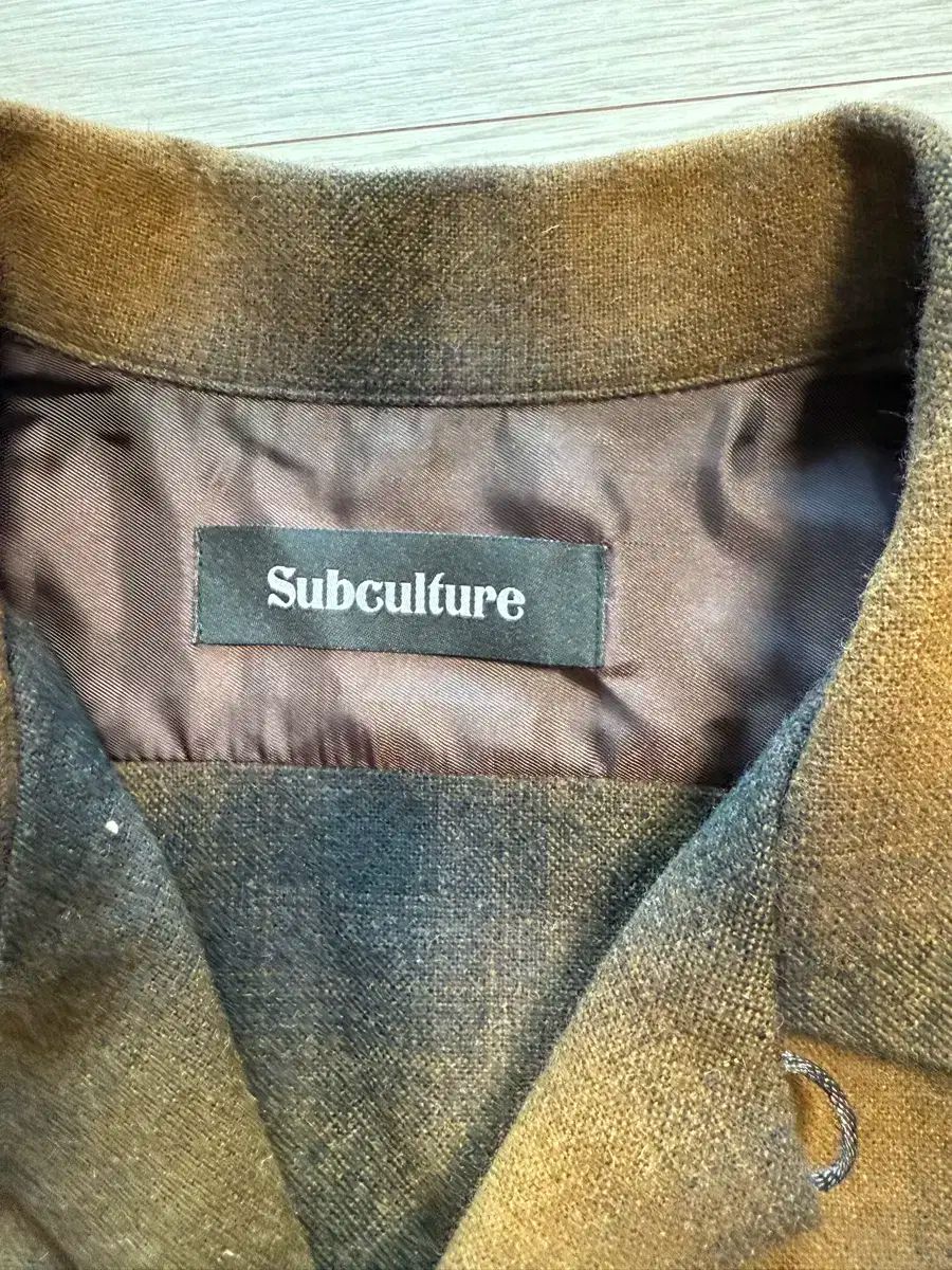  Scサブカルチャー ブラウン オンブレ 長袖 シャツ ブラウス