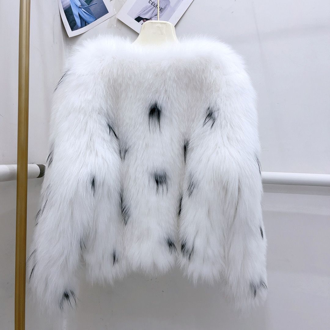 お洒落冬レディース毛皮コート 品コートフォックスコート