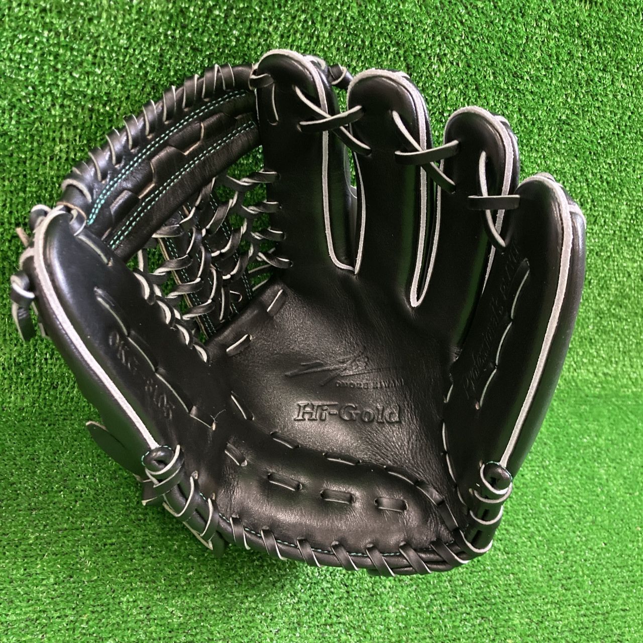 ハイゴールド 一般軟式用グラブ ブラック 艶有 オールポジション用 OKG 8105 己