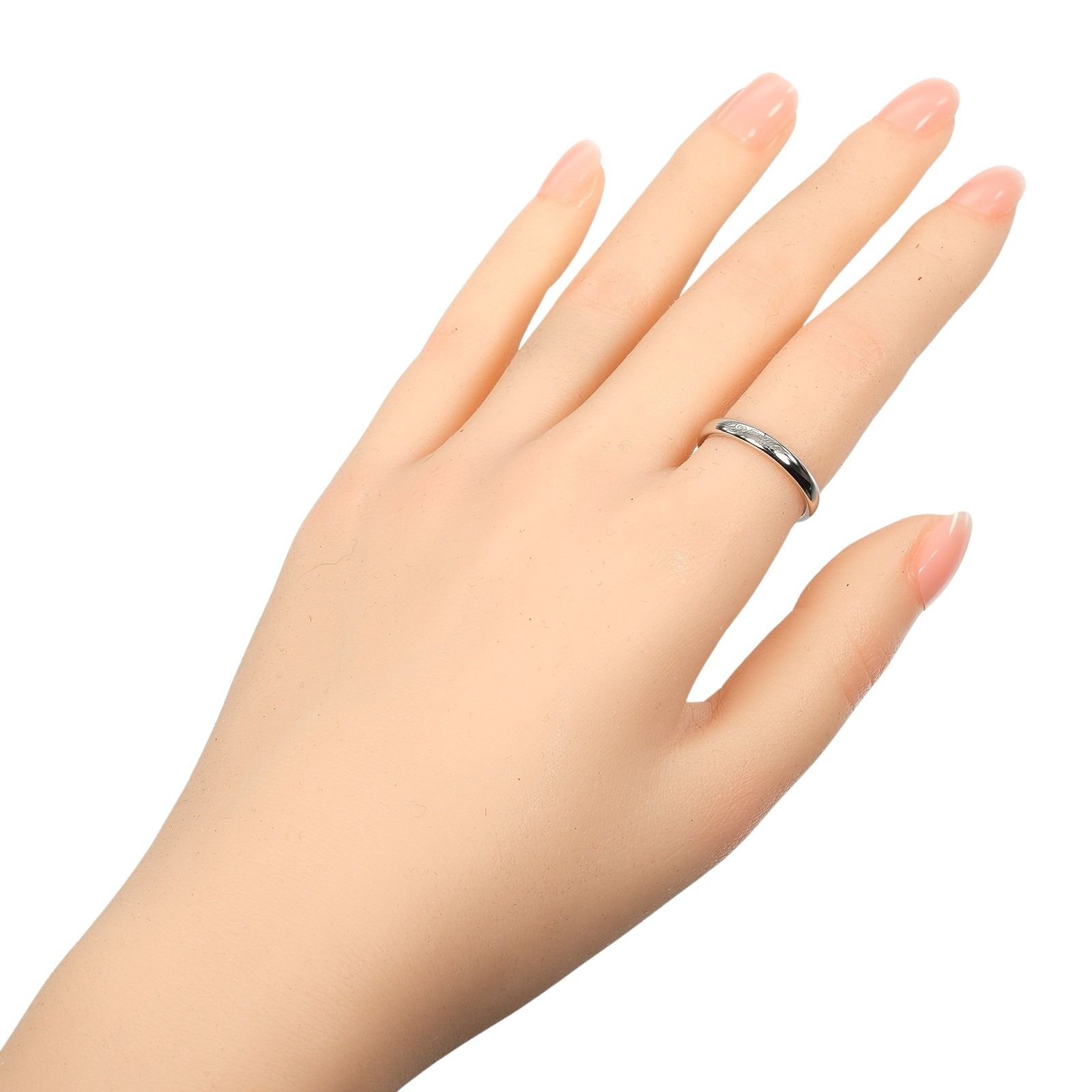 TIFFANY-Co. ティファニー ノール ルシダ Pt 950プラチナ 14.5号 レディース 4.9 g リング 指輪