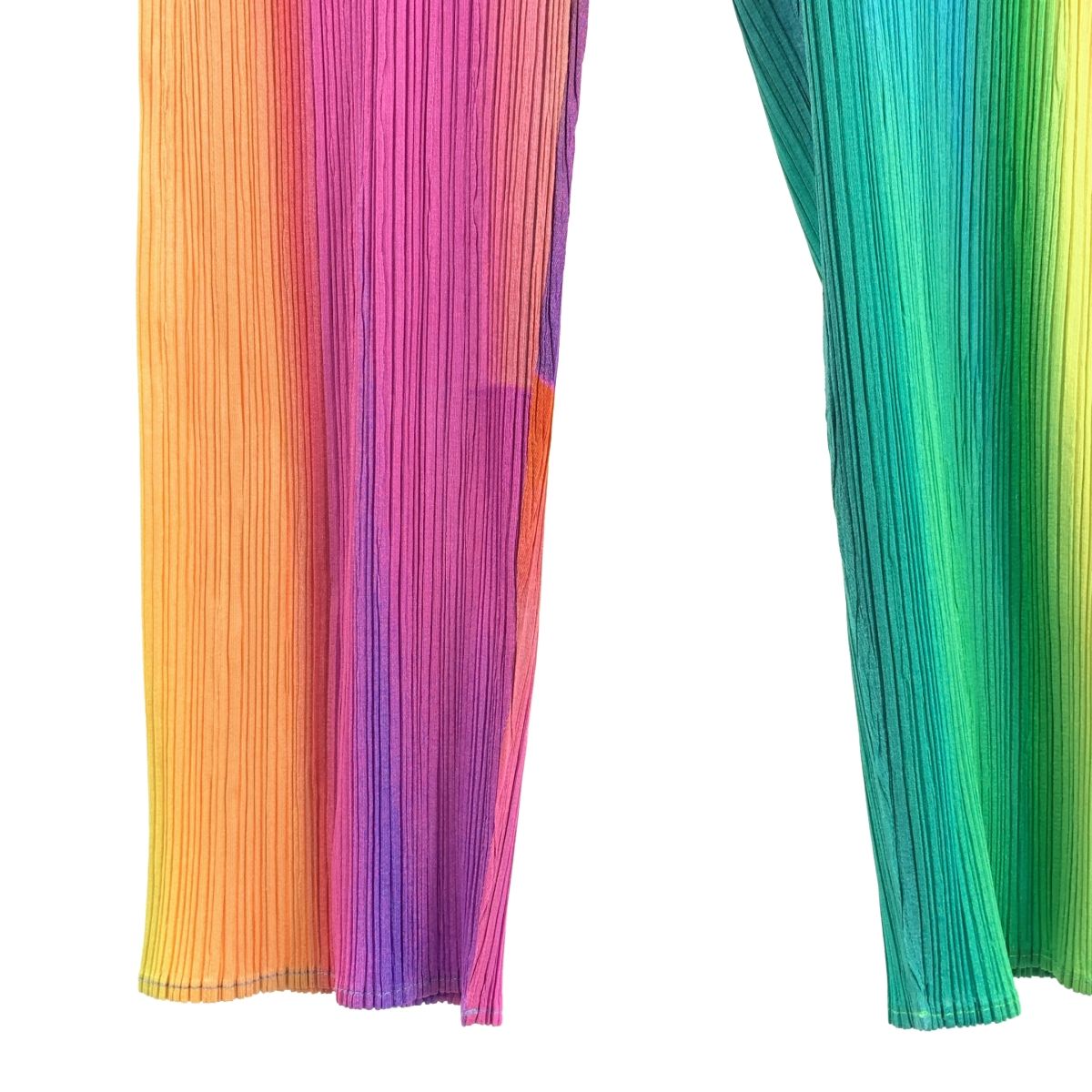 PLEATS PLEASE イッセイミヤケ グラデーション プリーツパンツ PLEATS  