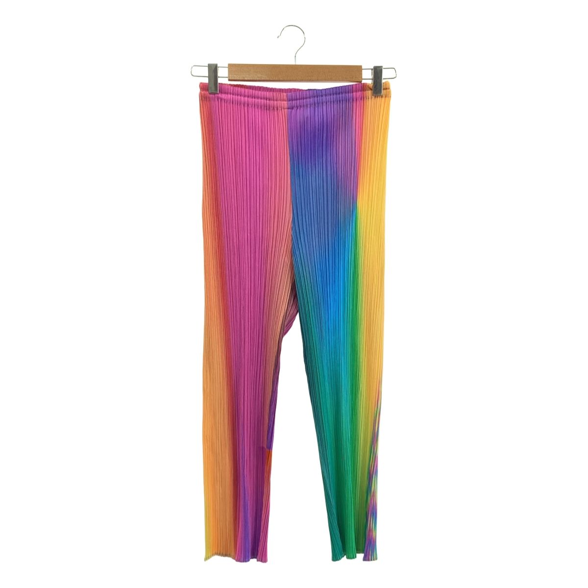 PLEATS PLEASE ISSEY MIYAKE プリーツプリーズイッセイミヤケ グラデーション プリーツ イージーパンツ 5 マルチ レディース