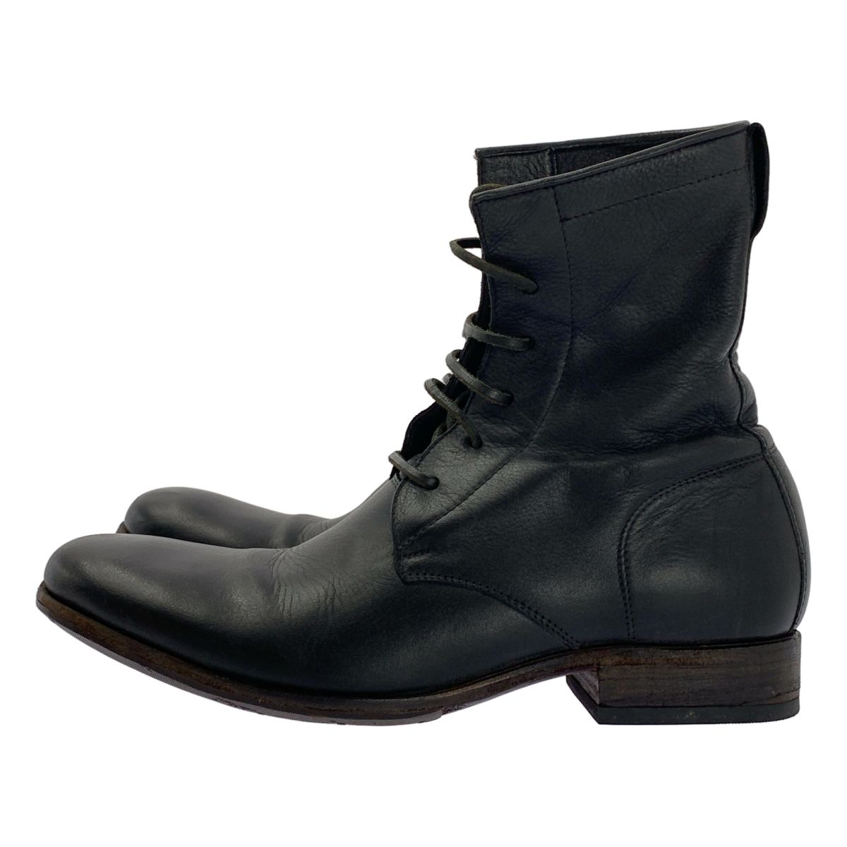 CARPE DIEM カルペディウム デストロイ レースアップ ブーツ 42 ブラック メンズ