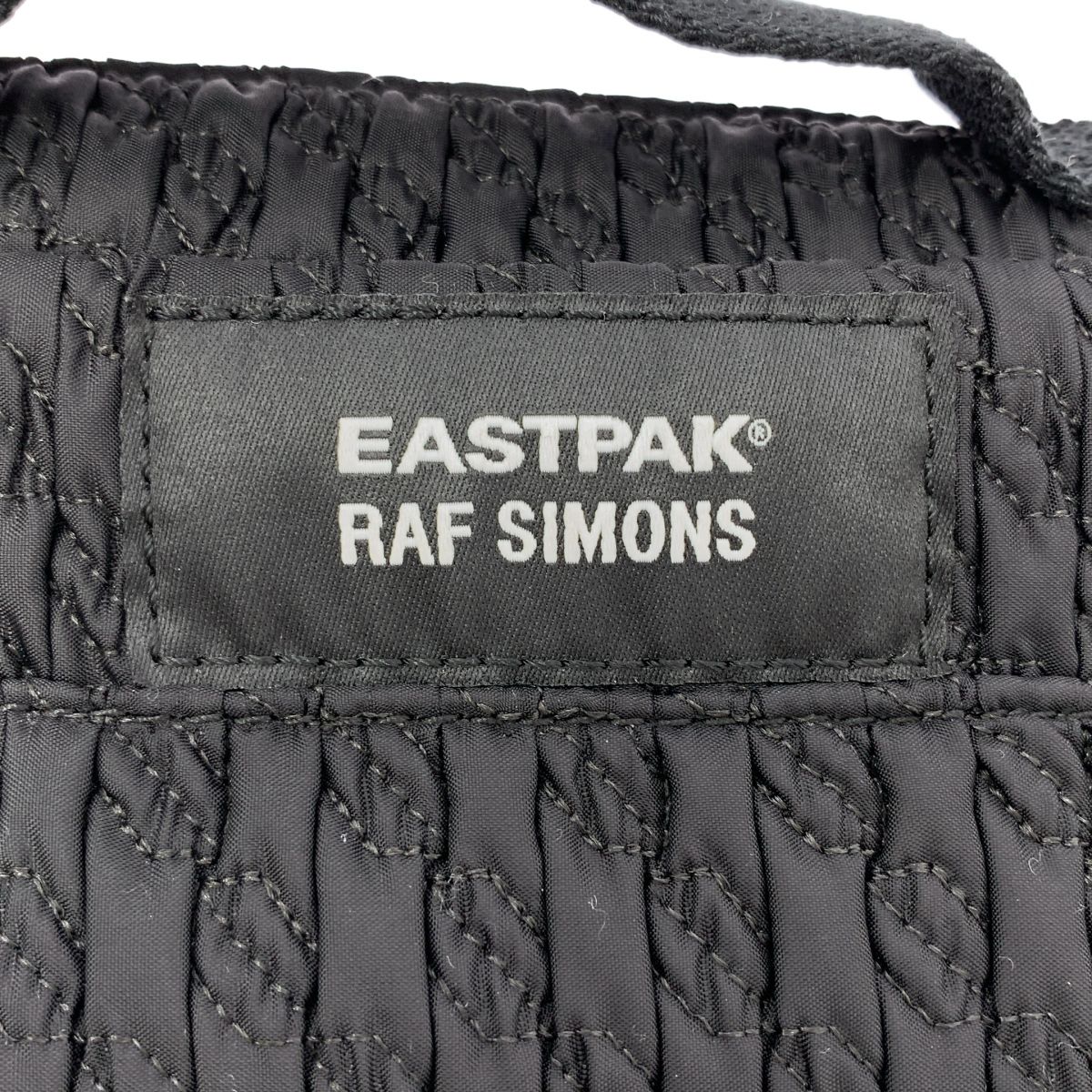 RAF SIMONS ラフシモンズ EASTPAK Shoulder Bag ショルダーバッグ ブラック メンズ チェスターコート メッセンジャーバッグ 