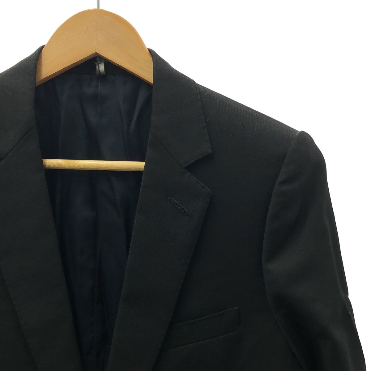 Dior homme ディオールオム 2006AW セットアップ エディ期 ウール 2B テーラードジャケット フ スラックス 44 ブラック メンズ