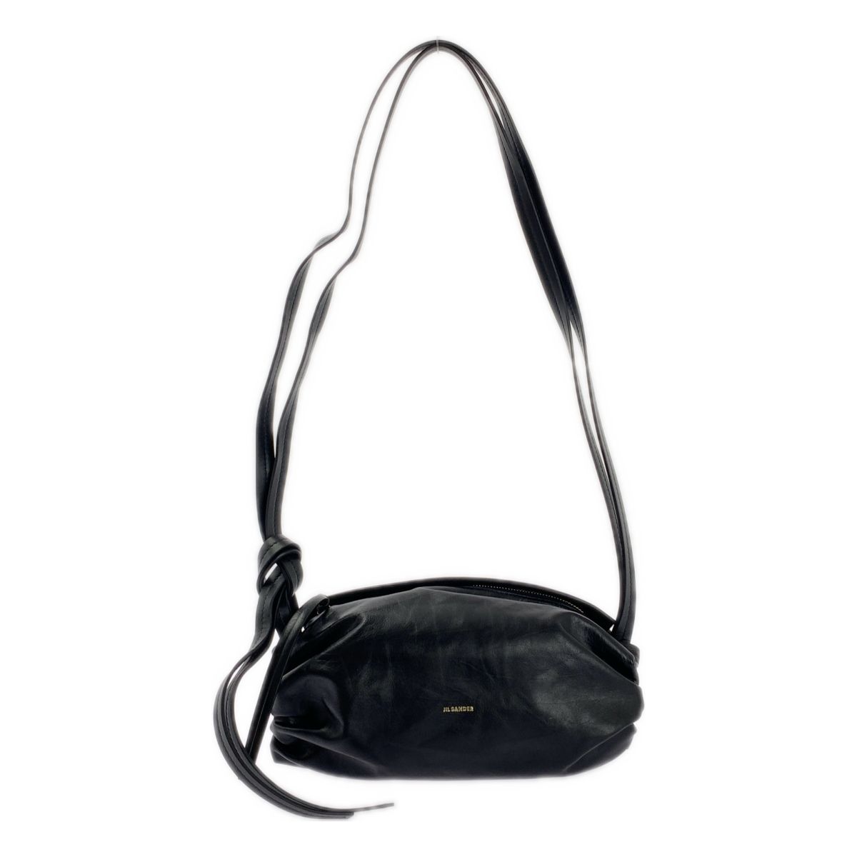 JIL SANDER ジルサンダー CUSHION SM クッション ショルダーバッグ S ブラック レディース