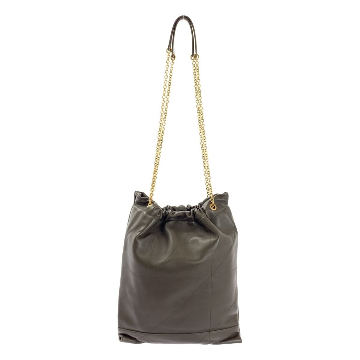 SAINT LAURENT PARIS サンローランパリ ソフトナッパ ジェイミー ハンドバッグ ポーチ付き LIGHT MUSK レディース