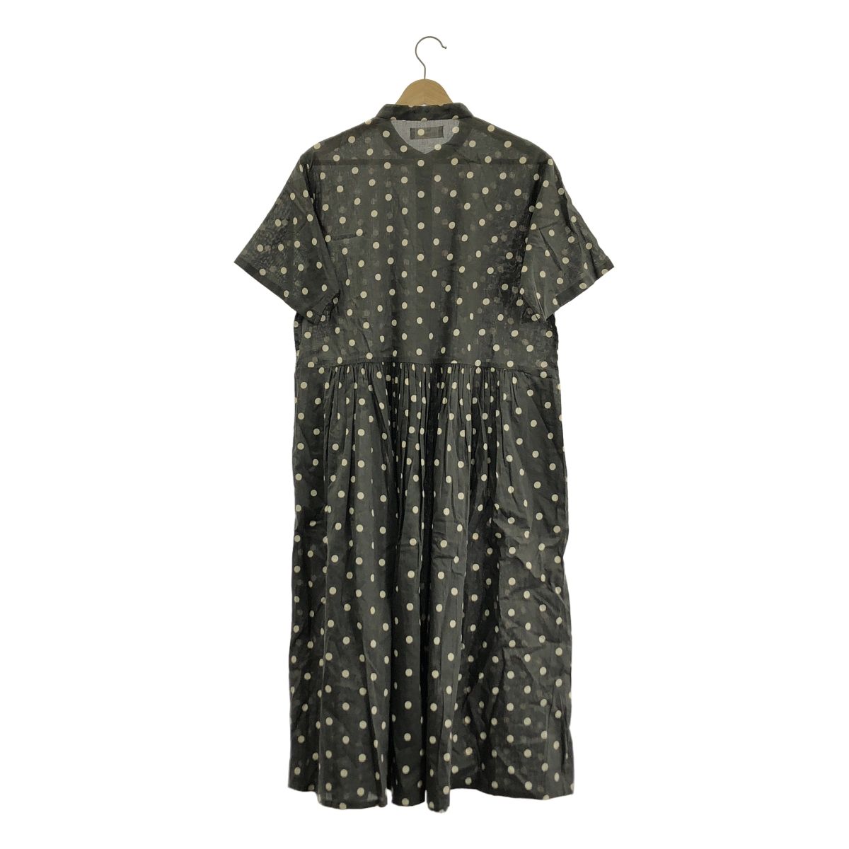 SOIL / ソイル | ドット 総柄 ギャザー ボリューム ポケット付き