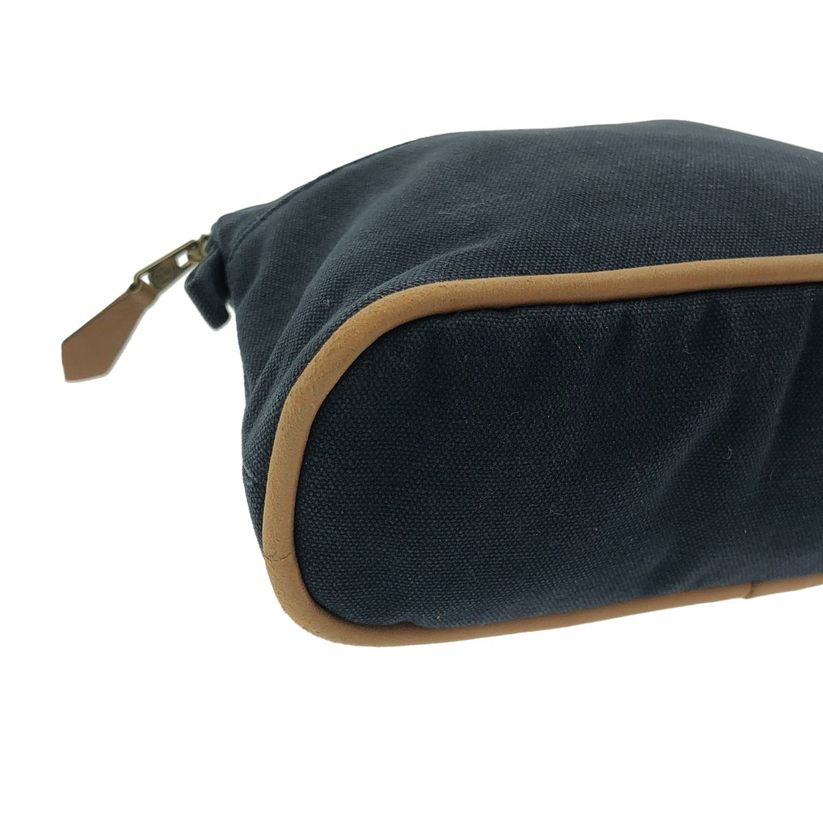 HERMES / エルメス | ボリード キャンバス ポーチ | ネイビー