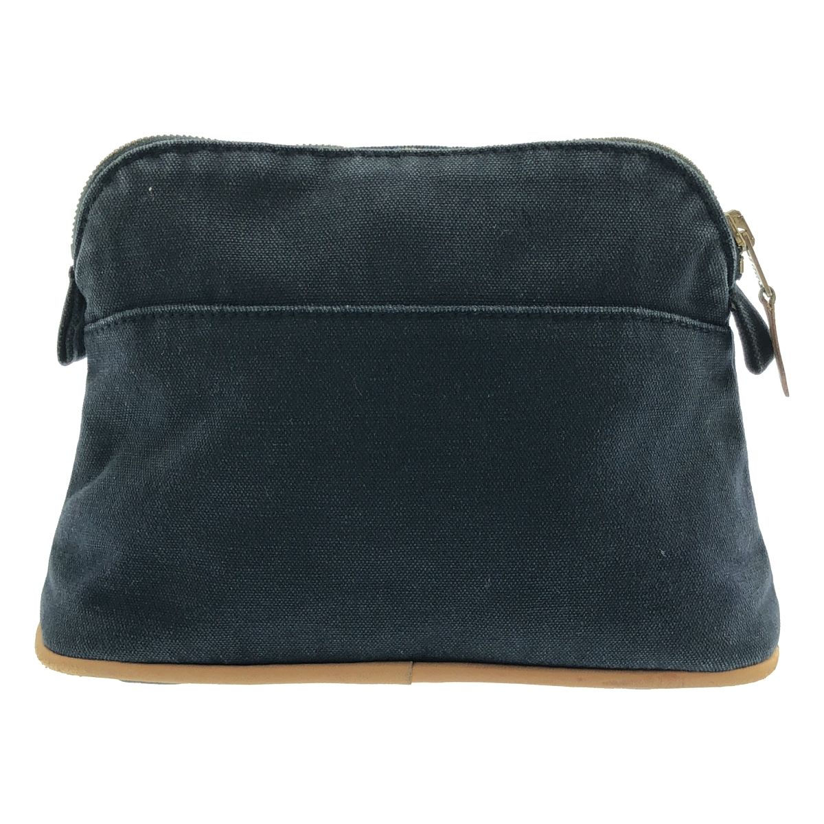 HERMES / エルメス | ボリード キャンバス ポーチ | ネイビー