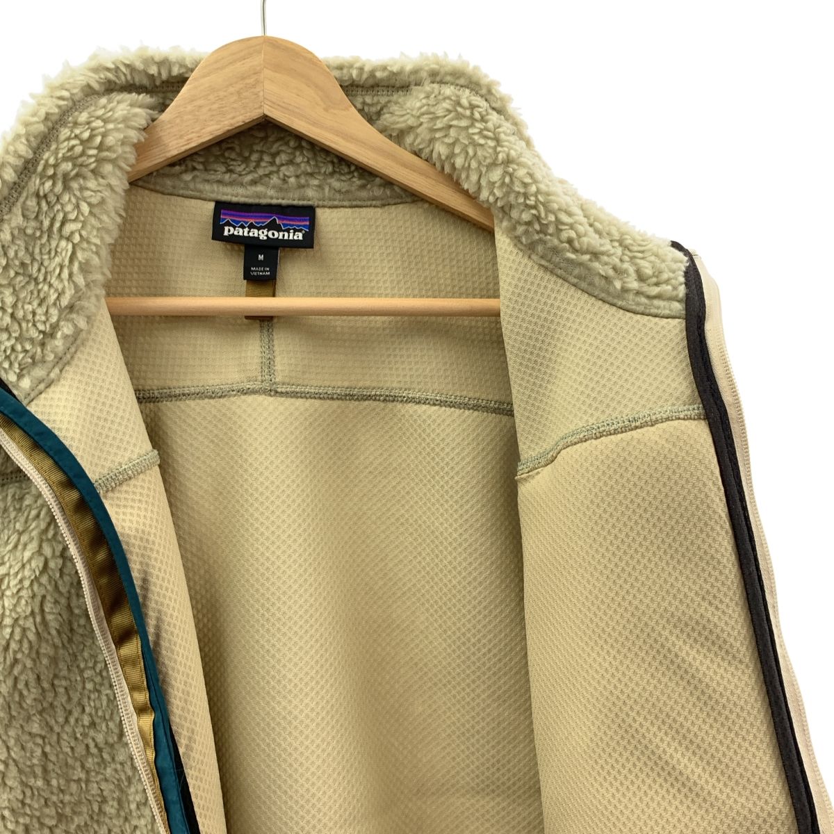 patagonia レトロX ベスト グリーン ベージュフリースベストM Patagonia / パタゴニア | Classic Retro-X VEST フリース ベスト | M