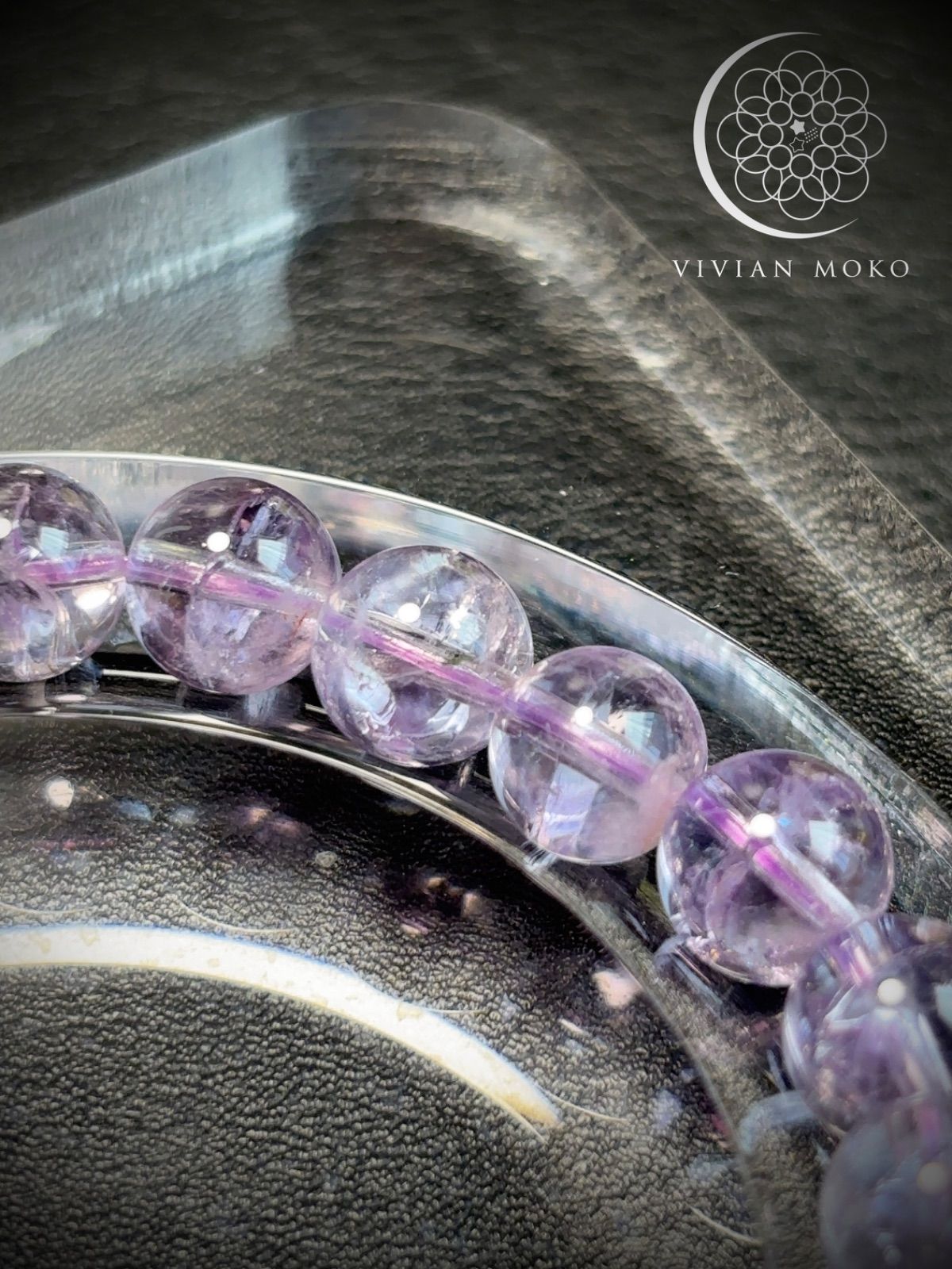 ラリマー×コットンインクリュージョン×ラベンダーアメジストデザインブレスレット 限定 パワーストーン ブレスレット 天然石 レディース メンズ 誕生石