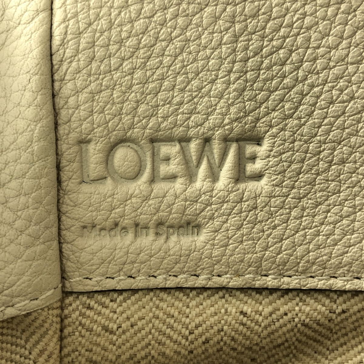 LOEWE ロエベ Hammock ハンモック ミニ 2 way ショルダー バッグ ベージュ系 レディース メッセンジャーバッグ ショルダーバッグ