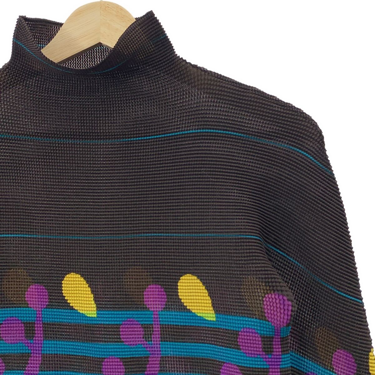 【貴重】美品 me ISSEY MIYAKE トップス プリーツ ハイネック me ISSEY MIYAKE / ミーイッセイミヤケ | プリーツ ハイネック
