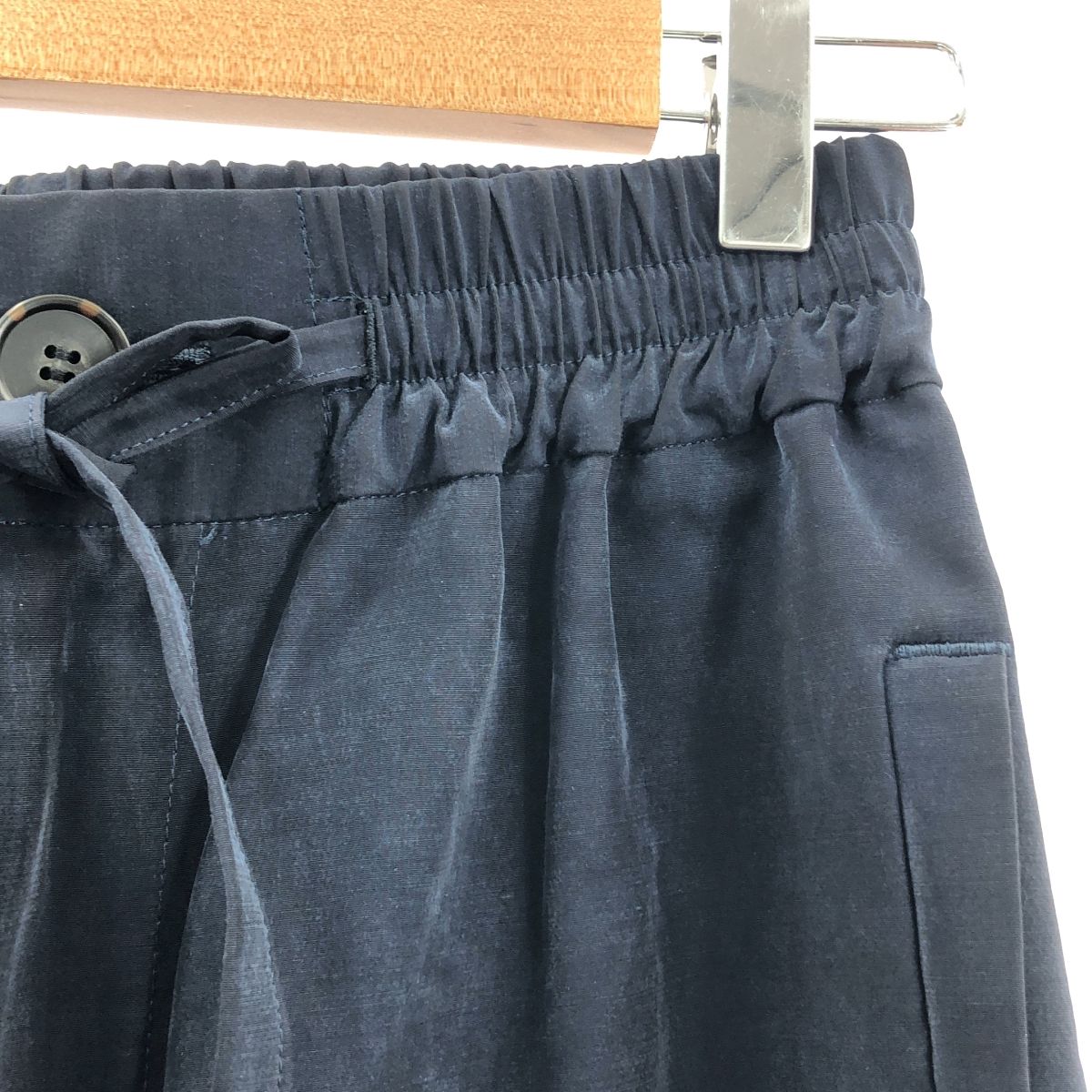 oblada オブラダ キュプラ コットン イージーパンツ S ネイビー レディース